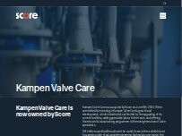 Website Screenshot Kampen Valve Care
