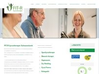 Website Screenshot FIT-R Fysio- en Cesartherapie
