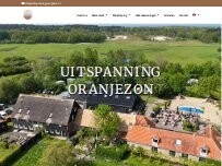 Website Screenshot Restaurant Uitspanning Oranjezon