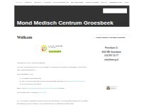 Website Screenshot Mond Medisch Centrum Groesbeek