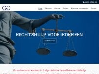 Website Screenshot Advocatuur Gloudi