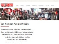 Website Screenshot Kempen Fun on Wheels