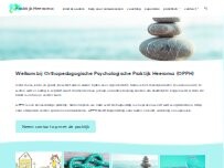 Website Screenshot Heeroma Orthopedagogische/Psychologische Praktijk
