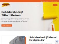 Website Screenshot Schildersbedrijf Heyligers Marcel