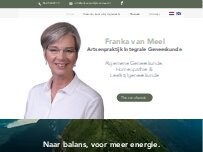 Website Screenshot Artsenpraktijk Integrale Geneeskunde Franka van Meel