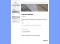Website Screenshot MTK Administraties