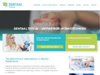 Website Screenshot Dentaal Totaal
