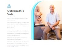 Website Screenshot Osteopathie Vola