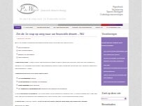 Website Screenshot Winter's Financiële Dienstverlening P de
