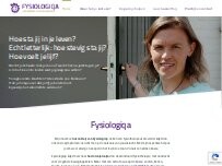 Website Screenshot FYSIOLOGIQA