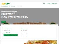 Website Screenshot Subway