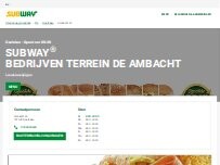 Website Screenshot Subway
