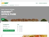 Website Screenshot Subway