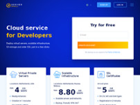 Screenshot for https://serverspace.io/