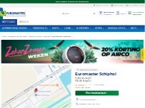 Website Screenshot Euromaster Schiphol