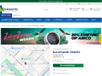 Website Screenshot Euromaster Utrecht