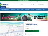 Website Screenshot Euromaster Tilburg