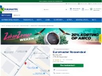 Website Screenshot Euromaster Roosendaal