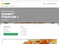 Website Screenshot Subway