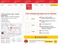Website Screenshot ThePhoneLab Den Haag - Frederik Hendriklaan