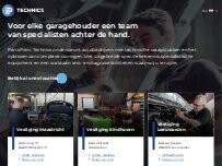 Website Screenshot PartsPoint Techniek