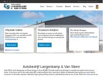Website Screenshot Autobedrijf Langenkamp & Van Steen