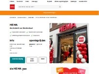 Website Screenshot HEMA