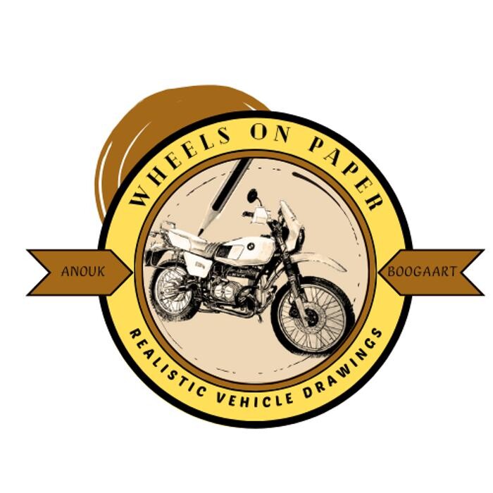 Wheels on Paper Logo