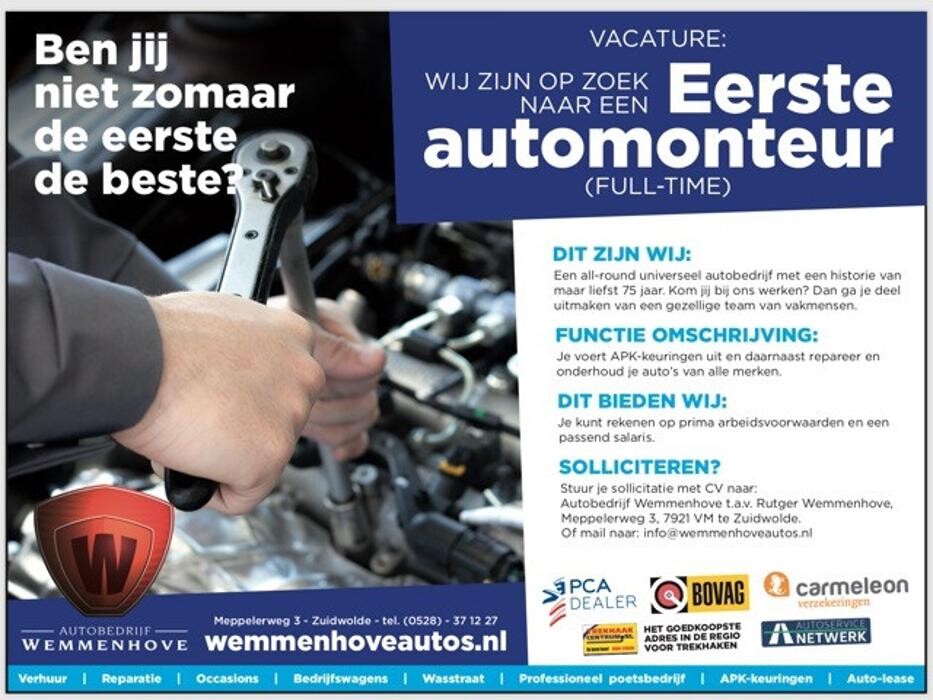 Foto's Autovakmeester Wemmenhove PCA Dealer Citroën Peugeot Renault en Wemmenhove Autoverhuur