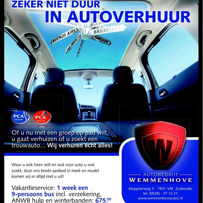 Foto's Autovakmeester Wemmenhove PCA Dealer Citroën Peugeot Renault en Wemmenhove Autoverhuur