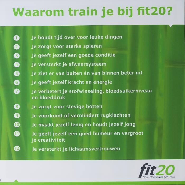 Foto's fit20 Amsterdam Centrum | Personal training