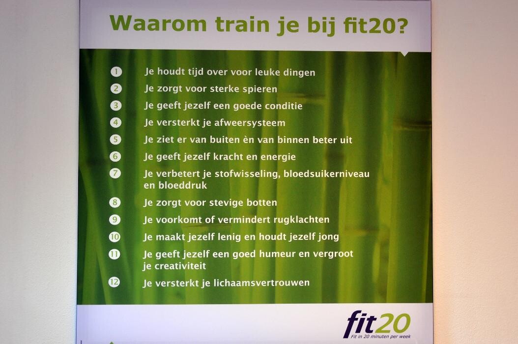 Foto's fit20 Leiden | Personal training