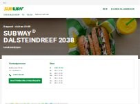 Website Screenshot Subway