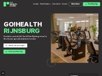 Website Screenshot Go! Health Clubs Rijnsburg