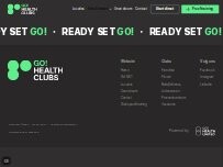 Website Screenshot Go! Health Clubs Amsterdam