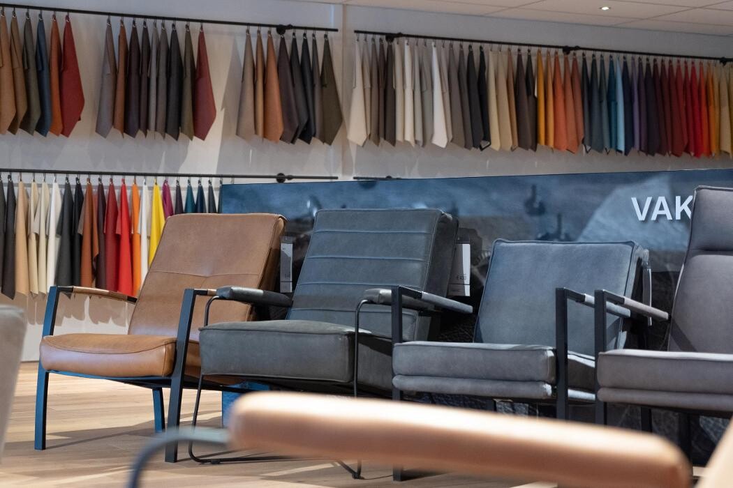 Foto's ShopX - Leren meubels