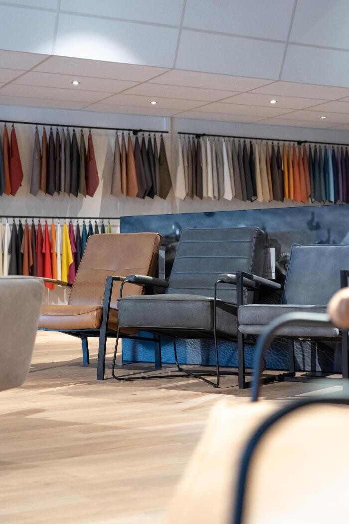Foto's ShopX - Leren meubels