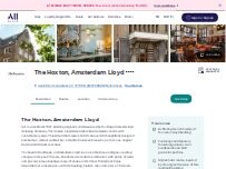 Website Screenshot The Hoxton, Amsterdam Lloyd