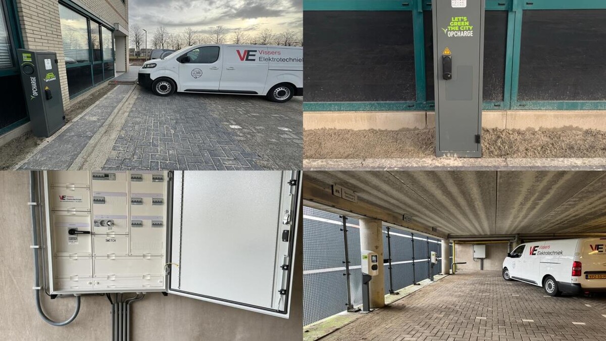 Foto's Vissers Elektrotechniek | Laadpaal plaatsen