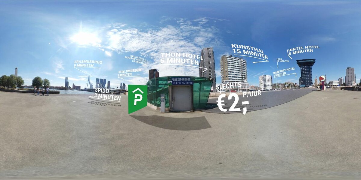 Foto's Parkeergarage Erasmusbrug