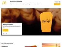 Website Screenshot McCafé