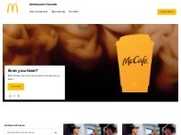 Website Screenshot McCafé