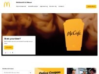 Website Screenshot McCafé