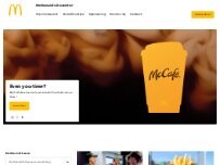 Website Screenshot McCafé