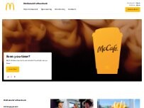 Website Screenshot McCafé