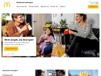 Website Screenshot McCafé
