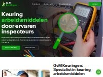 Website Screenshot GvM Keuringen Eersel