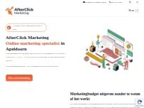 Website Screenshot AfterClick Marketing Apeldoorn