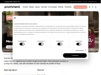 Website Screenshot Meubelwinkel Prominent Rijswijk | Relaxstoelen | Sta-op stoelen | Banken | Fauteuils