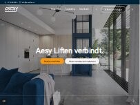 Website Screenshot Aesy Liften B.V.